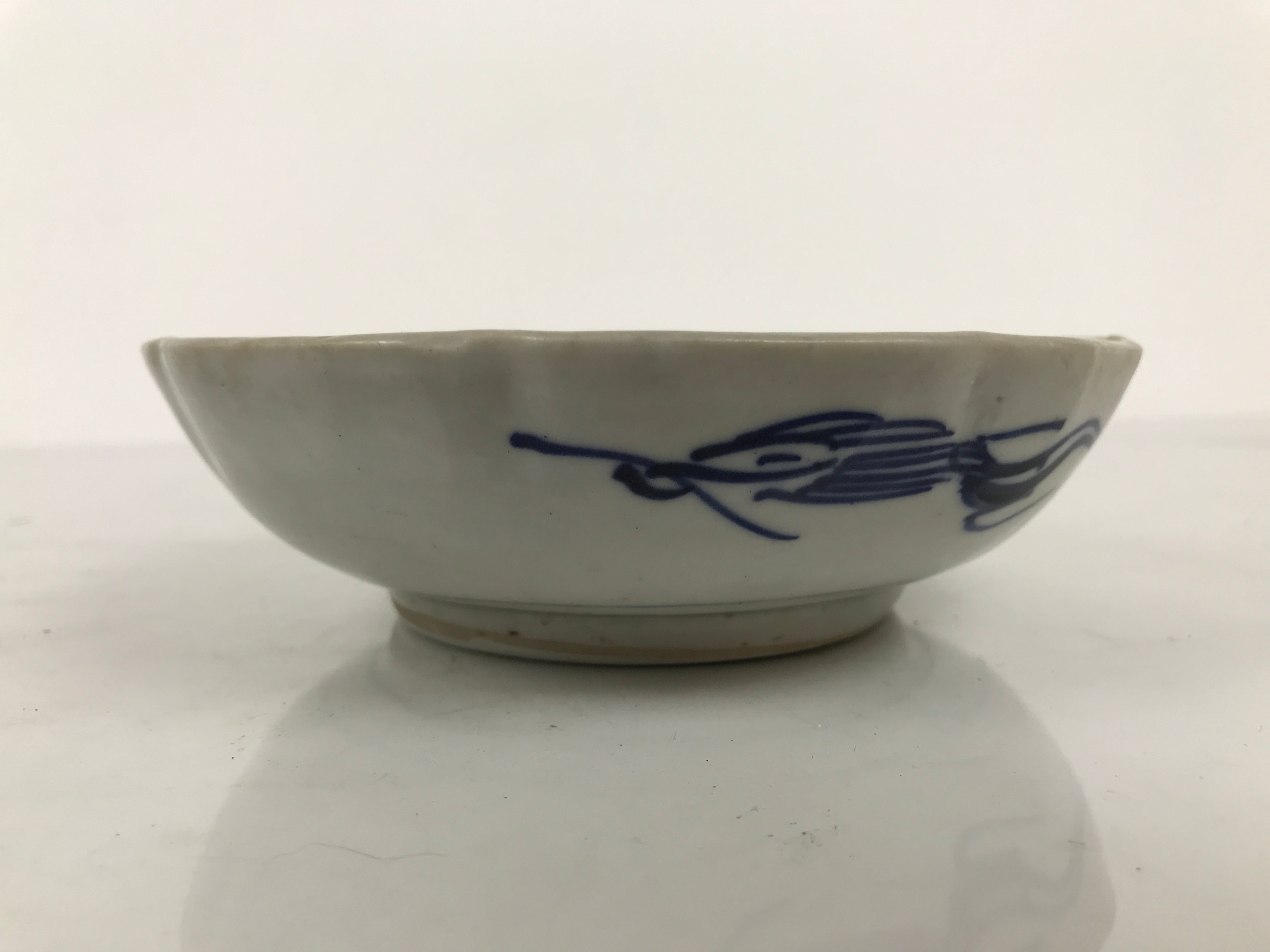Antique Japanese Ceramic Imari Namasu Small Bowl Sometsuke Kobachi Salad Y555
