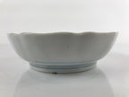 Antique Japanese Ceramic Kutani Imari Namasu Bowl Paulownia Kiri Red Salad PY682