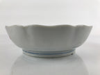 Antique Japanese Ceramic Kutani Imari Namasu Bowl Paulownia Kiri Red Salad PY682