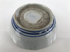 Antique Japanese Ceramic Kutani Imari Namasu Bowl Peony Botan Red Salad PY681