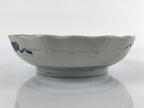 Antique Japanese Ceramic Kutani Imari Namasu Bowl Shouchikubai Red Salad PY679