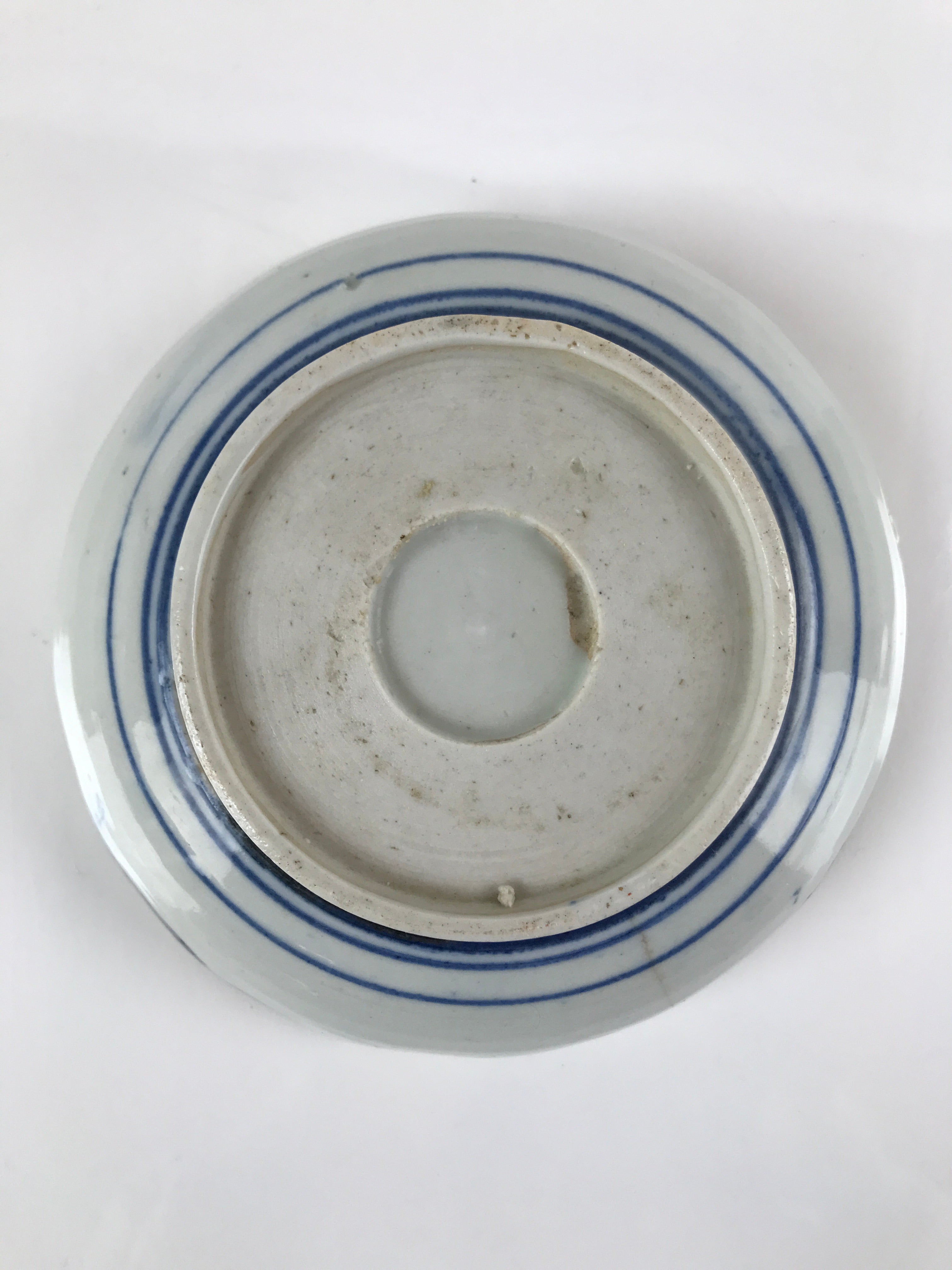 Antique Japanese Ceramic Kutani Imari Namasu Bowl Shouchikubai Red Salad PY680