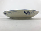 Antique Japanese Ceramic Large Plate Blue White Pine Tree Blossoms Floral PY588