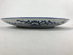 Antique Japanese Ceramic Large Plate Sometsuke Imari Ware Floral Kintsugi PY589