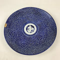 Antique Japanese Ceramic Large Plate Sometsuke Imari Ware Floral Kintsugi PY589