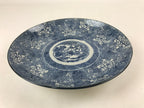 Antique Japanese Ceramic Large Plate Sometsuke Imari Ware Floral PY591
