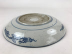 Antique Japanese Ceramic Large Plate Sometsuke Imari Ware Floral PY591