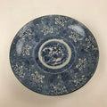 Antique Japanese Ceramic Large Plate Sometsuke Imari Ware Floral PY591