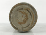 Antique Japanese Ceramic Sake Bottle Kayoi-Tokkuri Brown Gray Kaneichi TS878