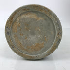 Antique Japanese Ceramic Sake Bottle Kayoi-Tokkuri Gray Black Kanji Kannyu TS808