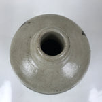Antique Japanese Ceramic Sake Bottle Kayoi-Tokkuri Gray Black Kanji Kannyu TS809