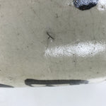 Antique Japanese Ceramic Sake Bottle Kayoi-Tokkuri Gray Black Kanji Kannyu TS809