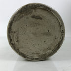 Antique Japanese Ceramic Sake Bottle Kayoi-Tokkuri Gray Black Kanji String TS803