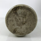 Antique Japanese Ceramic Sake Bottle Kayoi-Tokkuri Gray Black Kanji TS812