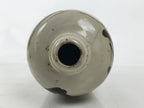 Antique Japanese Ceramic Sake Bottle Kayoi-Tokkuri Gray Black Mino City TS778