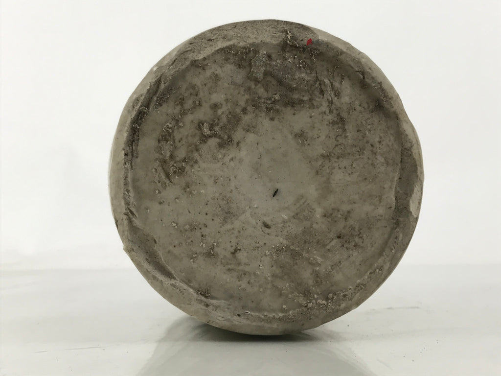 Antique Japanese Ceramic Sake Bottle Kayoi-Tokkuri Gray Black TS782