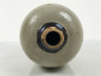 Antique Japanese Ceramic Sake Bottle Kayoi-Tokkuri Gray Brown Plain TS882