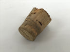 Antique Japanese Ceramic Sake Bottle Kayoi-Tokkuri Gray Kanji Cork Nishio TS861