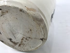 Antique Japanese Ceramic Sake Bottle Kayoi-Tokkuri Gray Kanji Crane Turtle TS863
