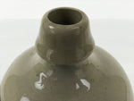 Antique Japanese Ceramic Sake Bottle Kayoi-Tokkuri Gray Kanji Iwakura TS856
