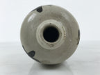 Antique Japanese Ceramic Sake Bottle Kayoi-Tokkuri Gray Kanji Kameyama TS865