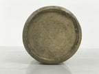 Antique Japanese Ceramic Sake Bottle Kayoi-Tokkuri Gray Kanji Mikata-cho TS859