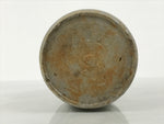 Antique Japanese Ceramic Sake Bottle Kayoi-Tokkuri Gray Kanji Omuraya TS854