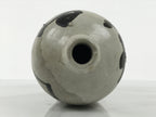 Antique Japanese Ceramic Sake Bottle Kayoi-Tokkuri Gray Kanji Shirakiya TS858