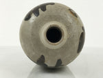 Antique Japanese Ceramic Sake Bottle Kayoi-Tokkuri Gray Kanji Toyotaya TS850