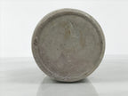 Antique Japanese Ceramic Sake Bottle Kayoi-Tokkuri Gray Kanji Yamaichi TS855