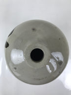 Antique Japanese Ceramic Sake Bottle Kayoi-Tokkuri Spout Large Gray Kanji TS800
