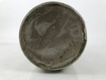 Antique Japanese Ceramic Sake Bottle Kayoi-Tokkuri Spout Large Gray Kanji TS800