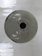 Antique Japanese Ceramic Sake Bottle Kayoi-Tokkuri Spout Large Gray Kanji TS801