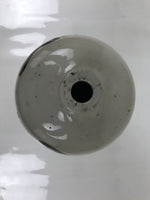 Antique Japanese Ceramic Sake Bottle Kayoi-Tokkuri Spout Large Gray Kanji TS801