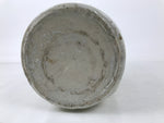 Antique Japanese Ceramic Sake Bottle Kayoi-Tokkuri Spout Large Gray Kanji TS801
