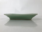 Antique Japanese Ceramic Small Plate Kozara Pottery Celadon Ho-Oh Green Y252