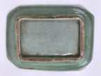 Antique Japanese Ceramic Small Plate Kozara Pottery Celadon Ho-Oh Green Y254