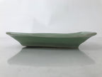 Antique Japanese Ceramic Small Plate Kozara Pottery Celadon Ho-Oh Green Y256