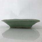 Antique Japanese Ceramic Small Plate Kozara Pottery Celadon Ho-Oh Green Y256