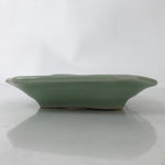 Antique Japanese Ceramic Small Plate Kozara Pottery Celadon Ho-Oh Green Y256