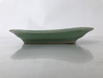 Antique Japanese Ceramic Small Plate Kozara Pottery Celadon Ho-Oh Green Y260