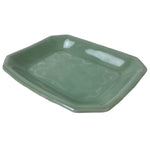 Antique Japanese Ceramic Small Plate Kozara Pottery Celadon Ho-Oh Green Y260