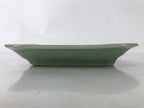Antique Japanese Ceramic Small Plate Kozara Pottery Celadon Ho-Oh Green Y281