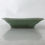 Antique Japanese Ceramic Small Plate Kozara Pottery Celadon Ho-Oh Green Y281