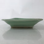 Antique Japanese Ceramic Small Plate Kozara Pottery Celadon Ho-Oh Green Y282