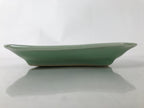 Antique Japanese Ceramic Small Plate Kozara Pottery Celadon Ho-Oh Green Y283