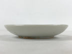 Antique Japanese Ceramic Small Plate Meimeizara Bamboo Plum Black Orange PY578