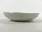 Antique Japanese Ceramic Small Plate Meimeizara Bamboo Plum Black Orange PY579