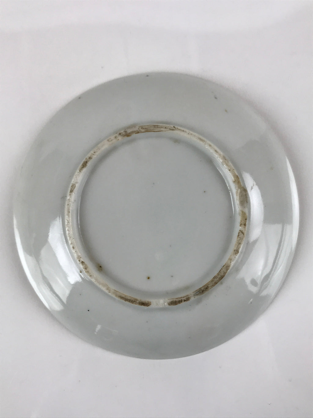 Antique Japanese Ceramic Small Plate Meimeizara Bamboo Plum Black Orange PY706