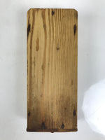 Antique Japanese Dried Bonito Wooden Box Drawer Shaver Plane Brown JK891